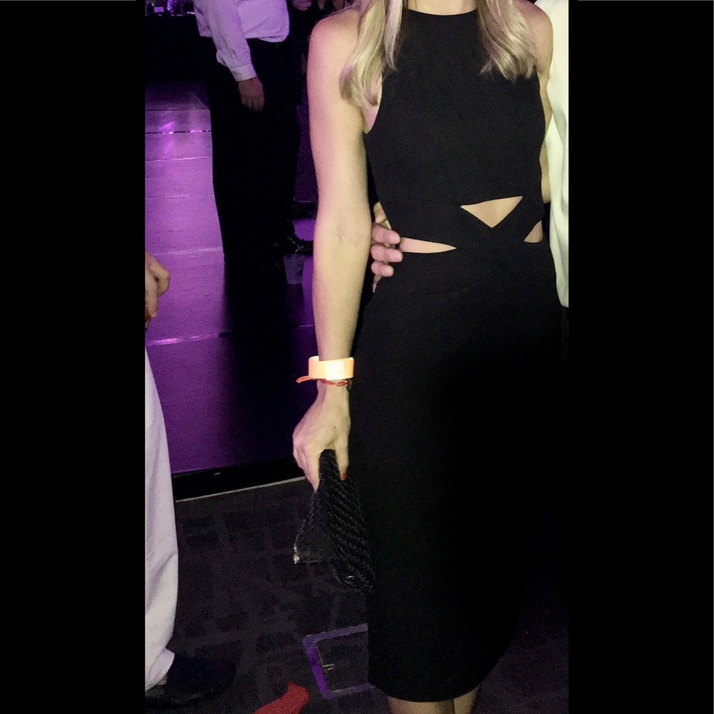 Finders keepers midi cutout dress